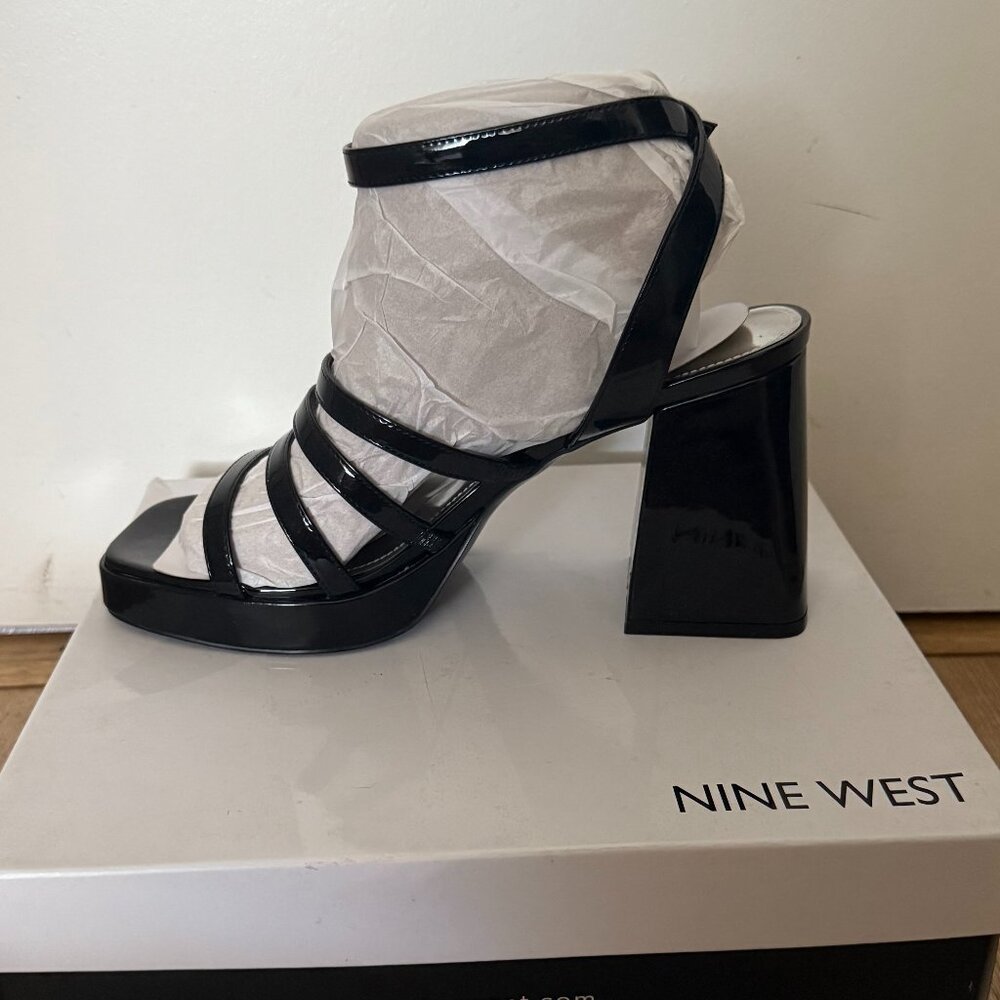 Nine West Teriss Strappy Platform Sandals – Size 9, New in Box (never worn)